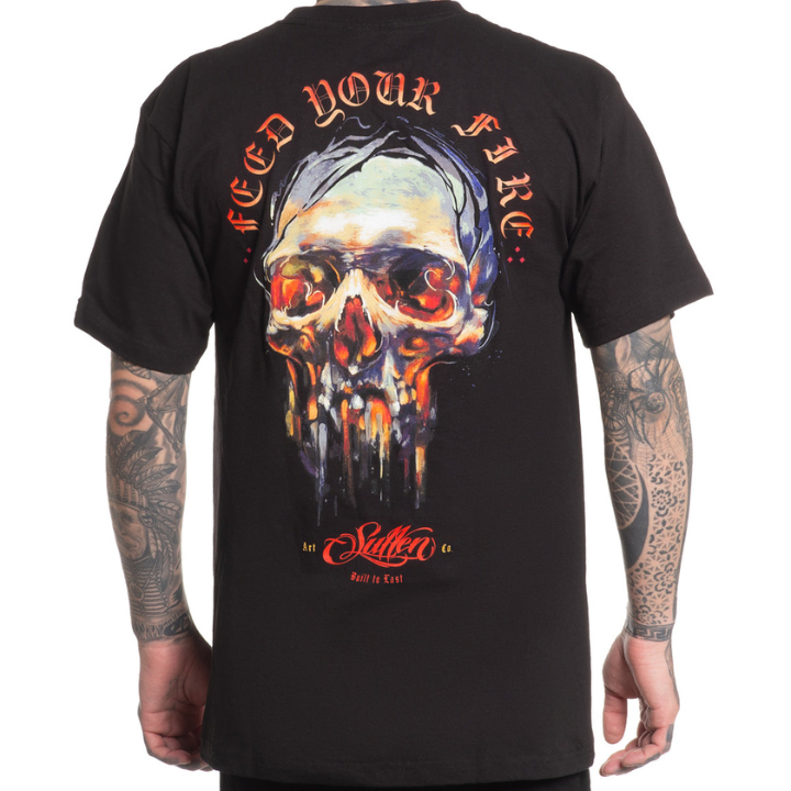 S/S FEED YOUR FIRE - BLK